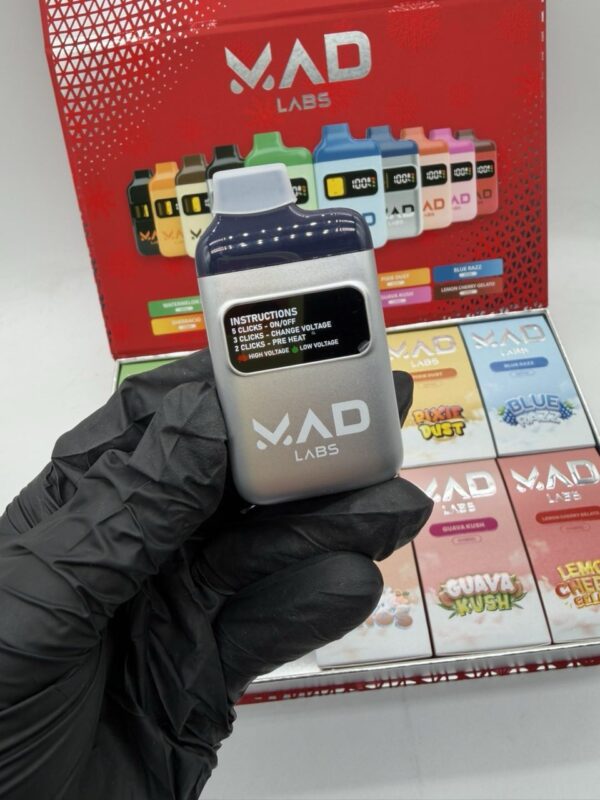 MAD LABS 2G DISPOSABLE 

50+ .5 each 
100+  each
200+ .5 each 
500+  each 
1000+ .5 each